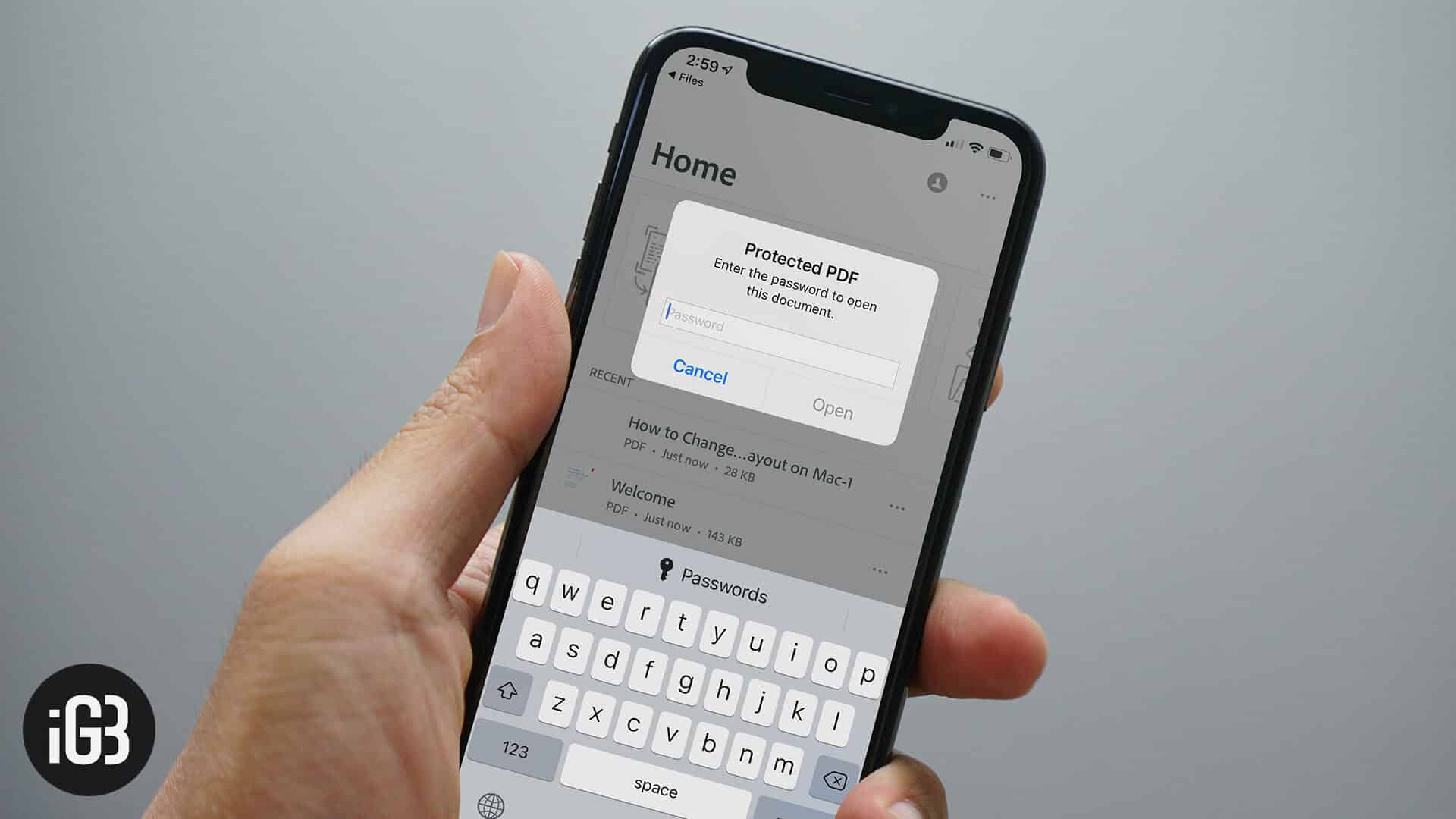 How to Encrypt a PDF File on iPhone or iPad iGeeksBlog How to password protect a pdf file on iphone and ipad