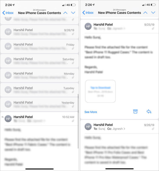 How to organize email threads in Apple Mail for iPhone and iPad ...