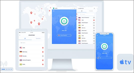 VeePN VPN Platform Availability for iOS Mac and Apple TV