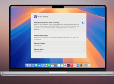 Do Not Disturb on Mac.