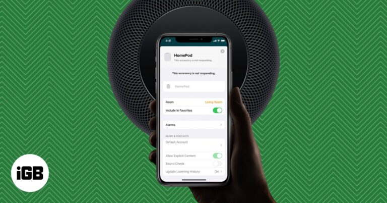 How to fix homepod not responding