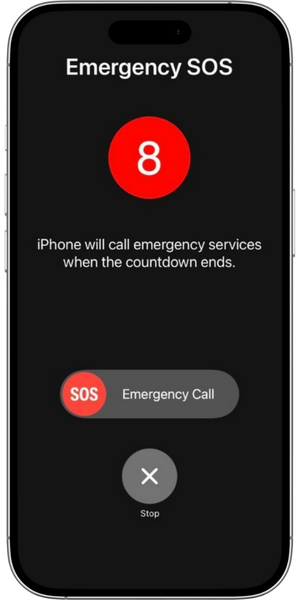Press the Side Button Three Times Quickly