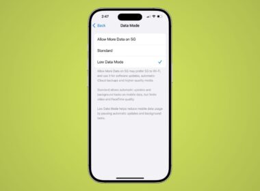 How to use Low Data Mode on iPhone and iPad.