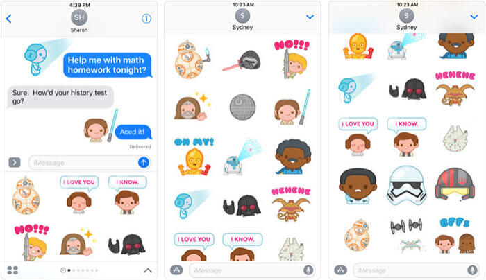 ‎Star Wars Stickers iPhone and iPad App Screenshot