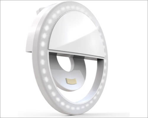 Auxiwa clip on selfie ring light for iphone Auxiwa Clip on Selfie Ring Light for iPhone