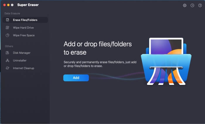 Add and select files using DoYourData