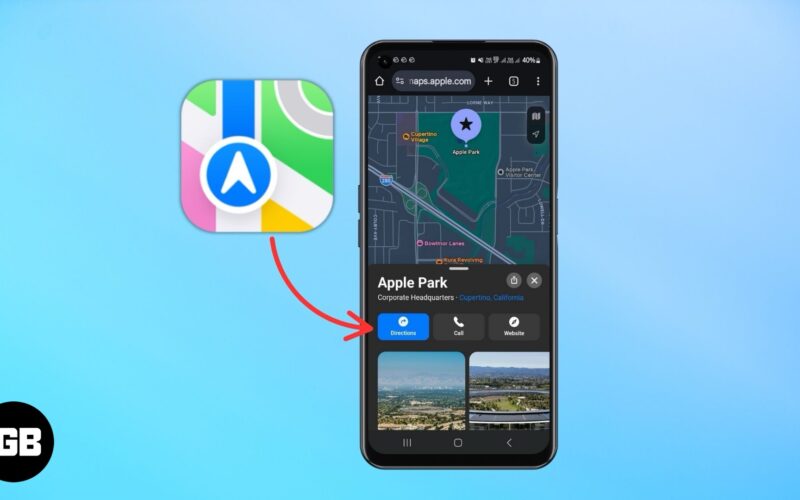Use Apple Maps on Android