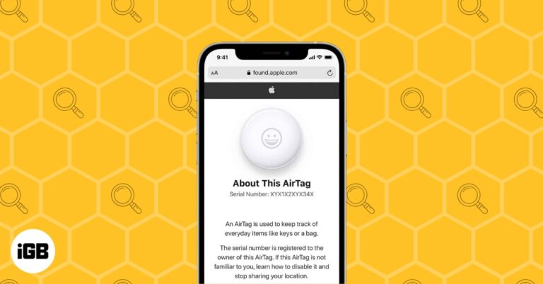 How to find the serial number of an airtag