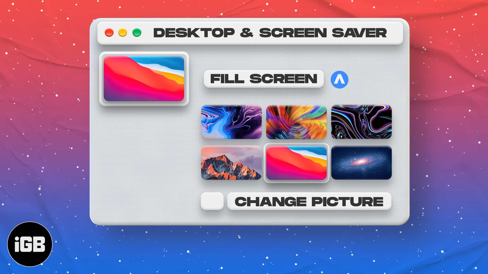 How to change wallpaper on Mac