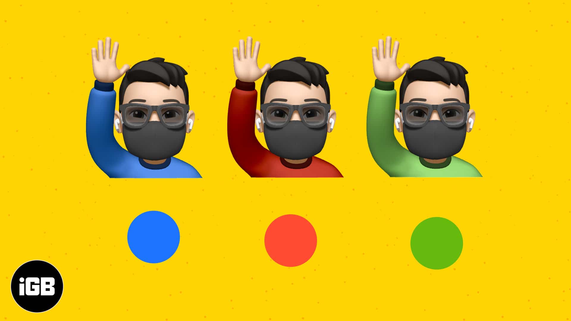 Change your memoji shirt color on iphone and ipad