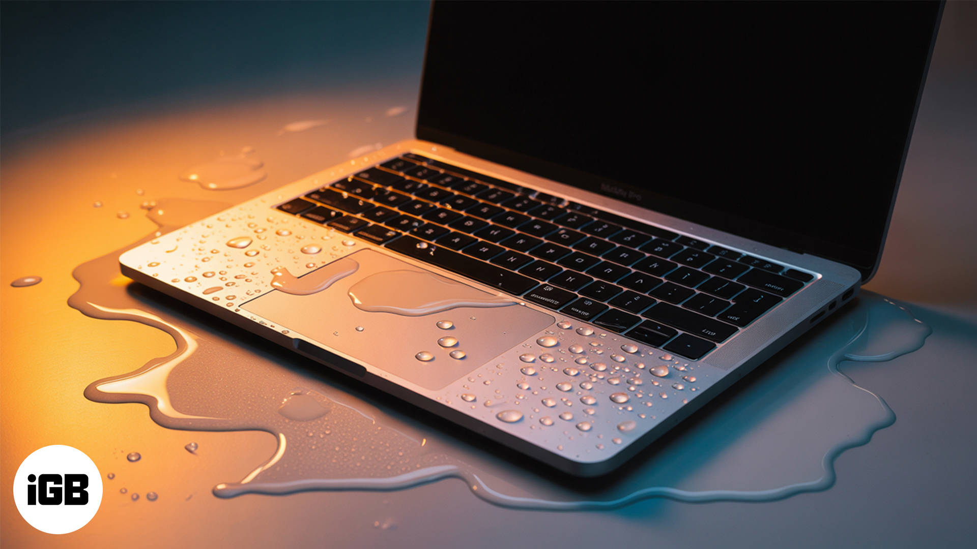 Spillt vatten på din MacBook? Gör detta omedelbart för att spara det