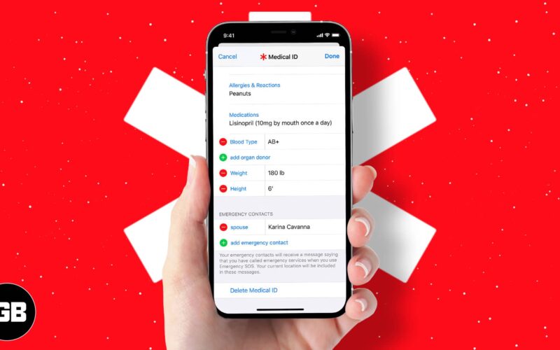 How to add emergency contacts to iphone and apple watch