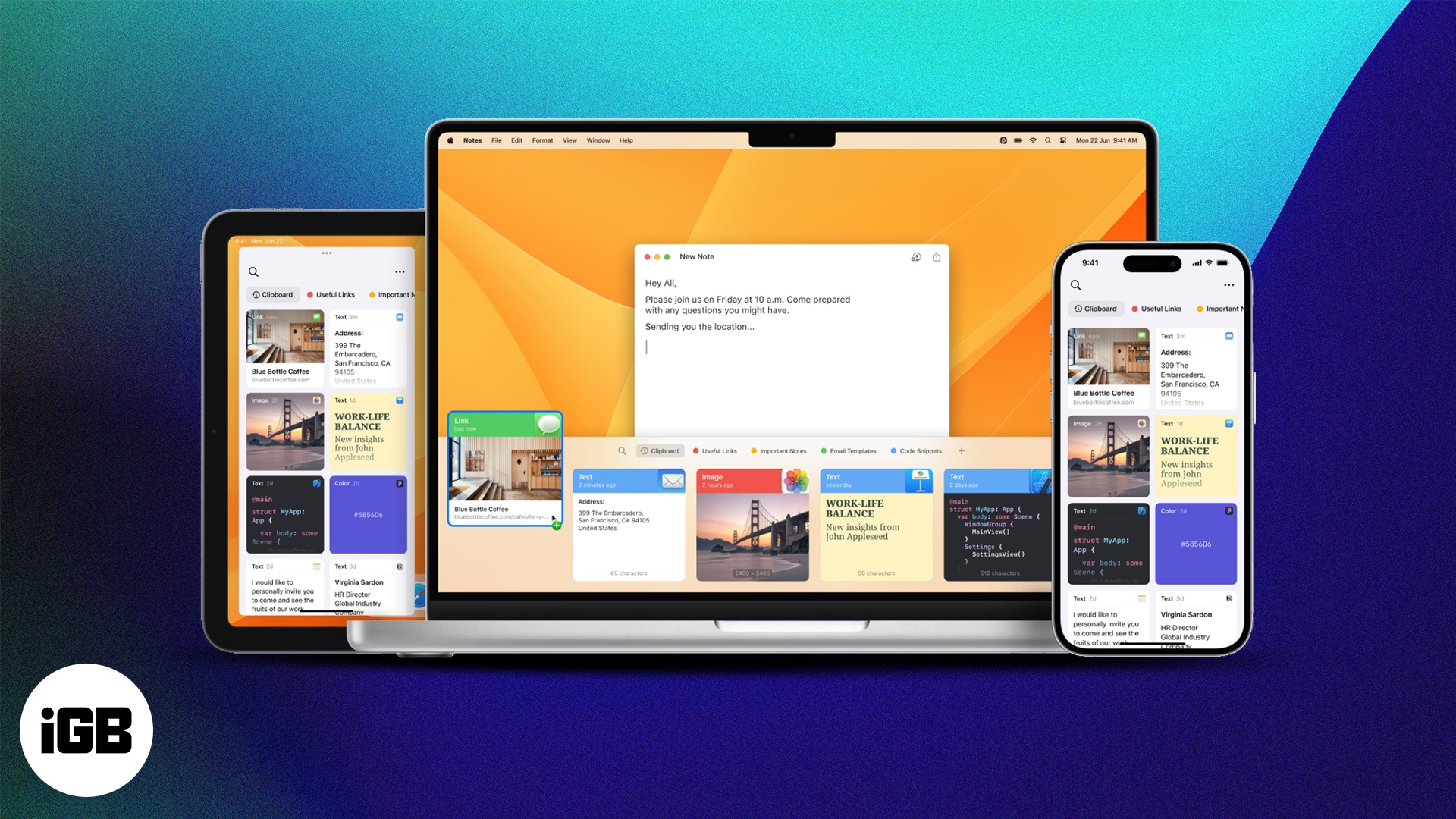 Hur man kopierar och klistrar mellan iPhone och Mac med Universal Urklipp