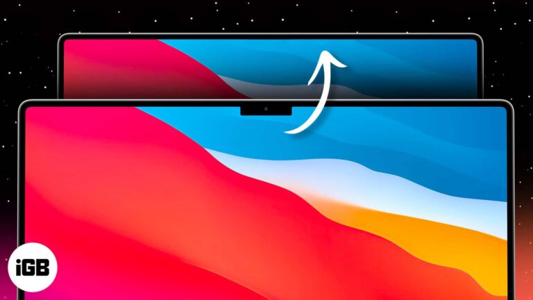 How to hide the 2021 macbook pro notch