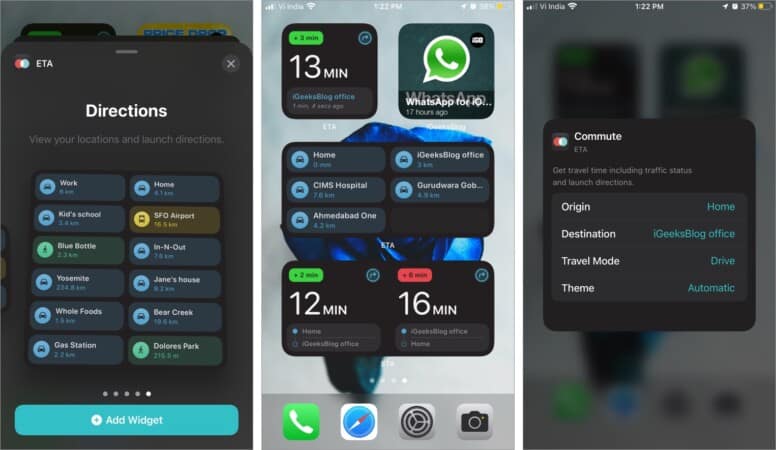 Eta iphone app ios widget integration 776x450 1 ETA iPhone app iOS widget integration