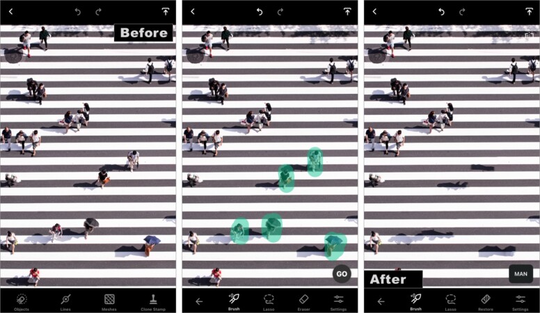 How to use TouchRetouch app to remove unwanted content from photos