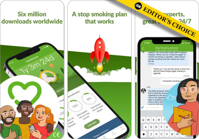 Smoke free quit smoking now iphone app 641x450 1 Smoke Free quit smoking now iPhone app