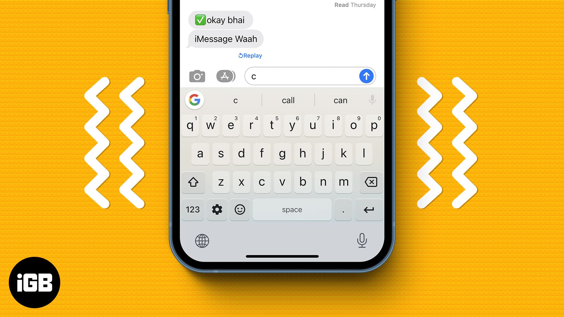 How to make your iphone vibrate when typing