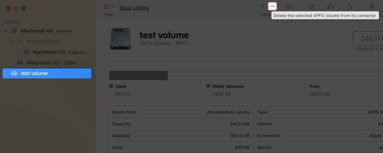 How to add, delete, or erase APFS Volumes on Mac – iGeeksBlog