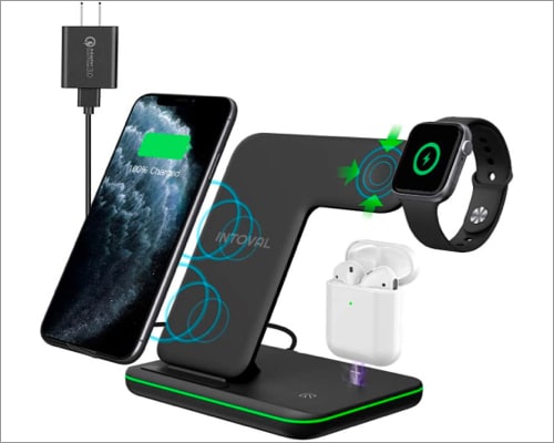 Intoval 3 in 1 Charger docking station for iPhone