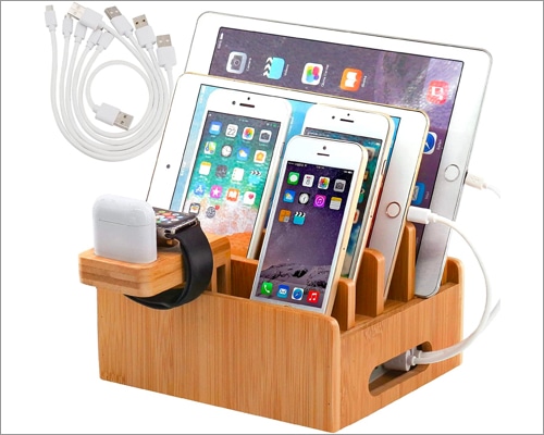 Pezin  Hulin Wooden Docking Station for iPhone