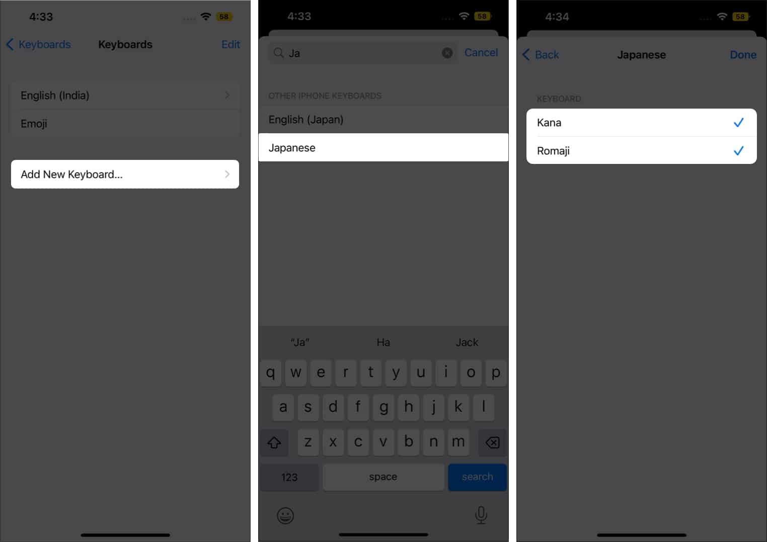 Access emoticons glyphs and other symbols on iOS keyboard
