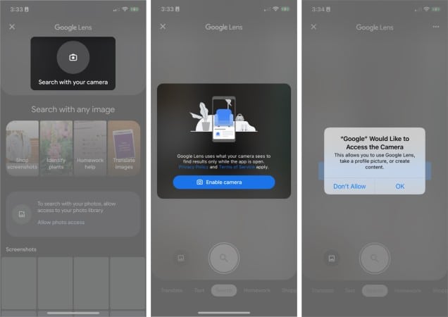 How to use Google Lens in real time on iPhone