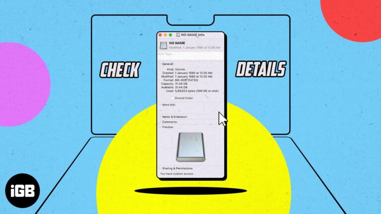 How to determine file system of external drive on mac