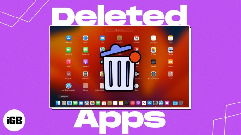 Deleted app still showing up on mac