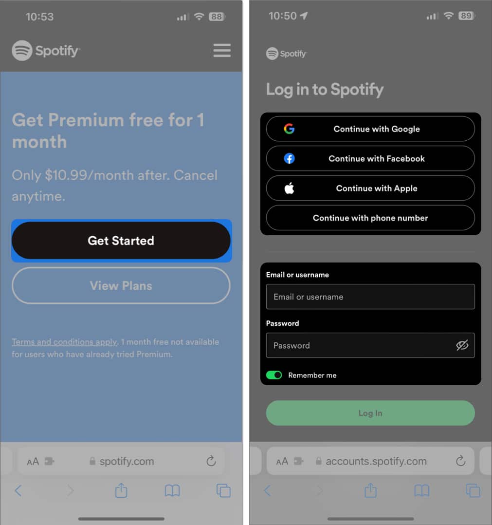 Purchase spotify premium
