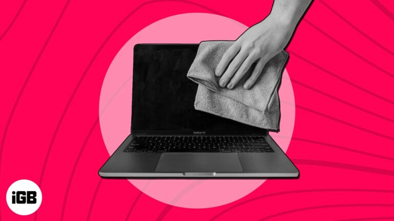 How to clean your macbook screen