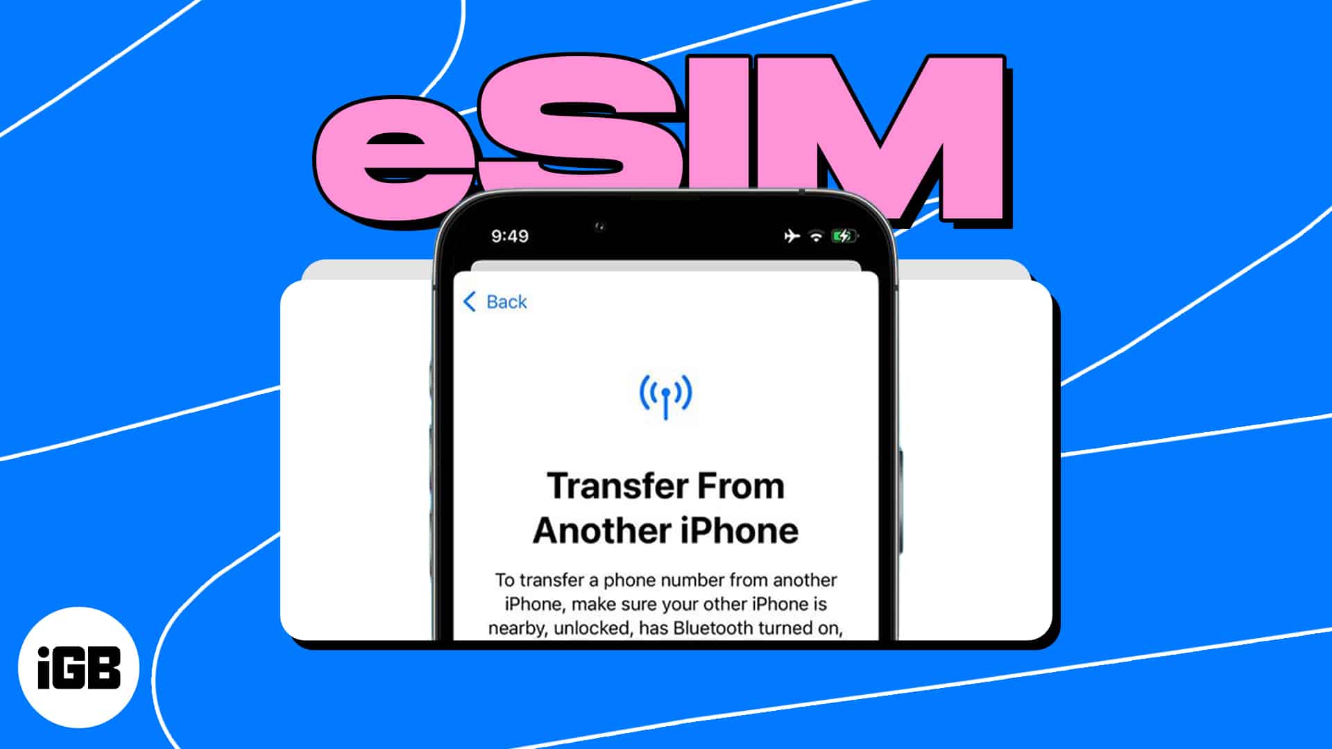 How to transfer eSIM from one iPhone to another
