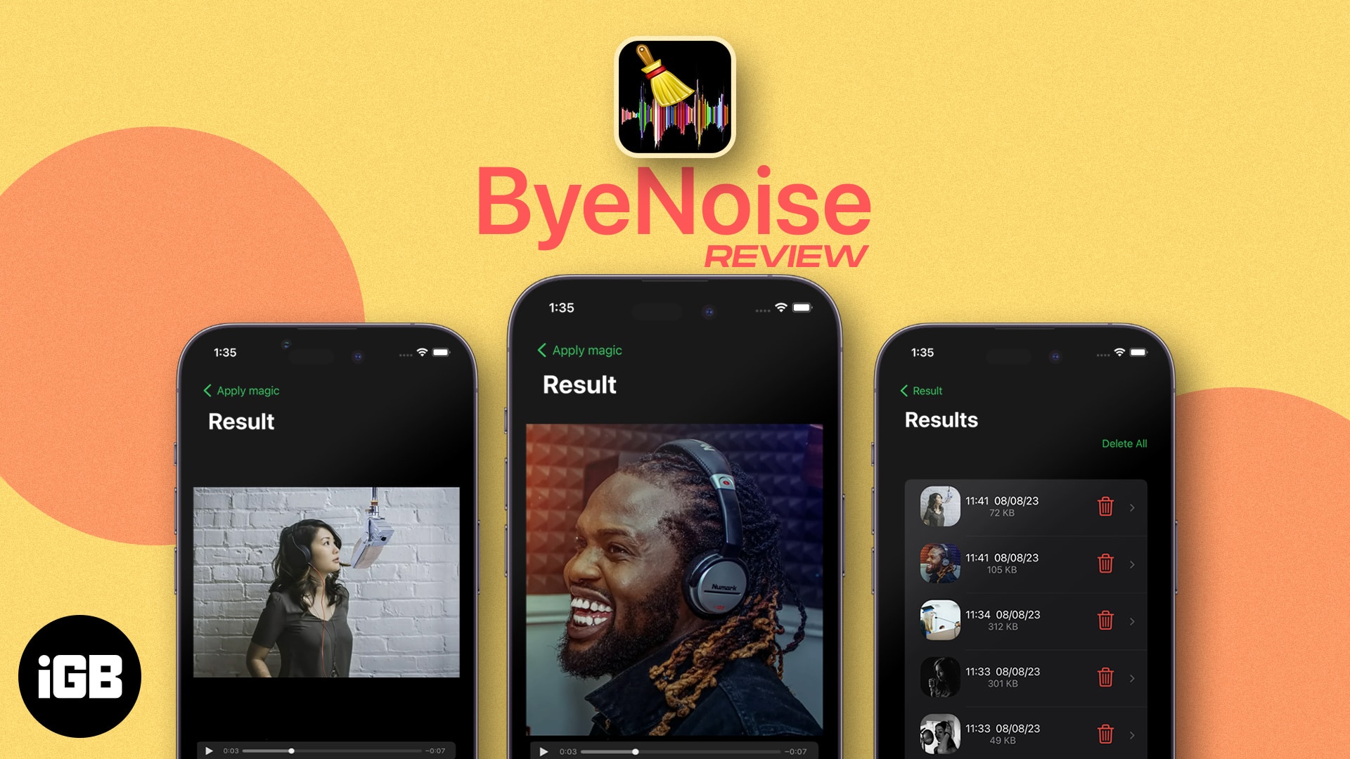 ByeNoise Remove background noise from video on iPhone or iPad iGeeksBlog Remove background noise from iphone videos with byenoise
