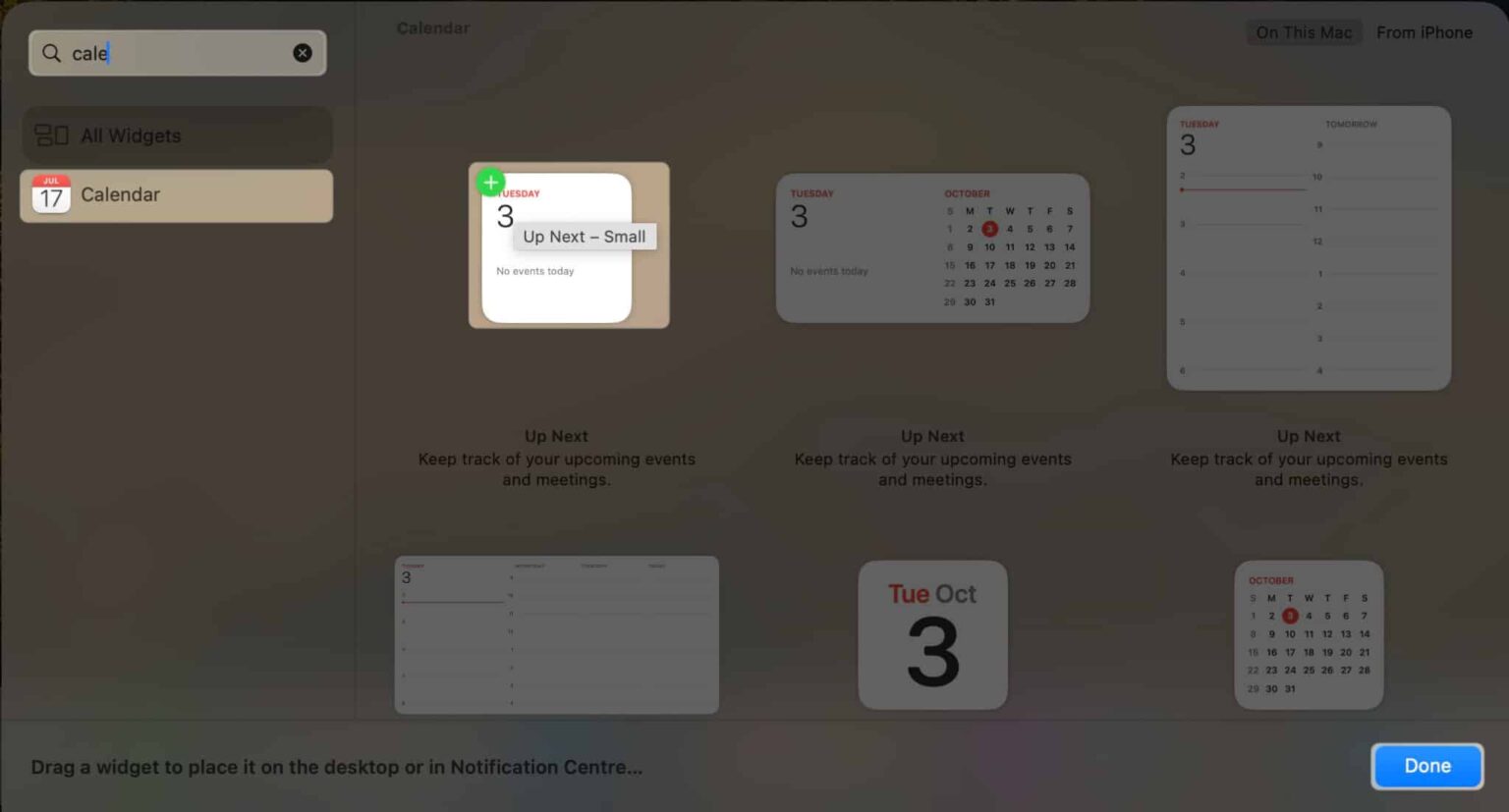 How to add widgets on your Mac
