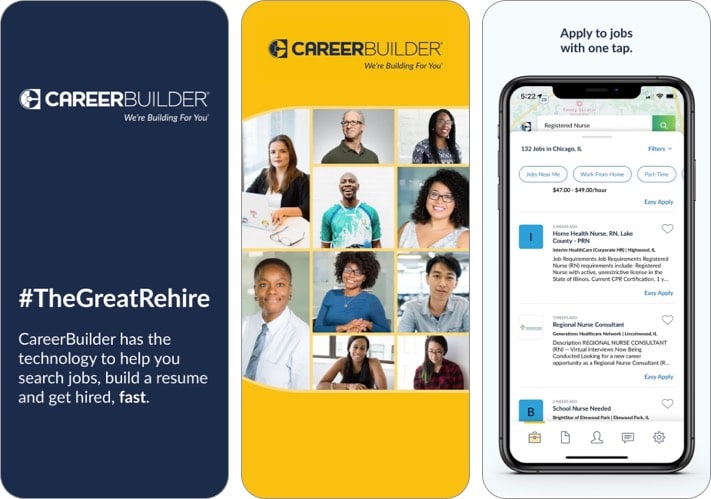 Career Builder Job Search best job search apps for iPhone screenshot