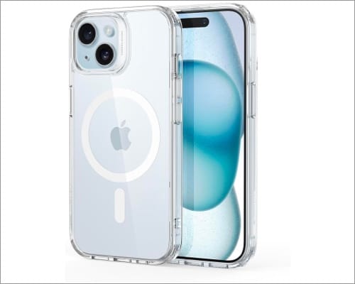 ESR Classic Hybrid best clear case for iPhone 15 Plus