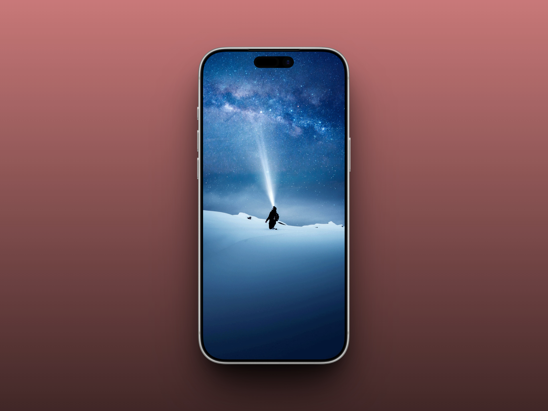 Winter Stars iPhone Wallpaper