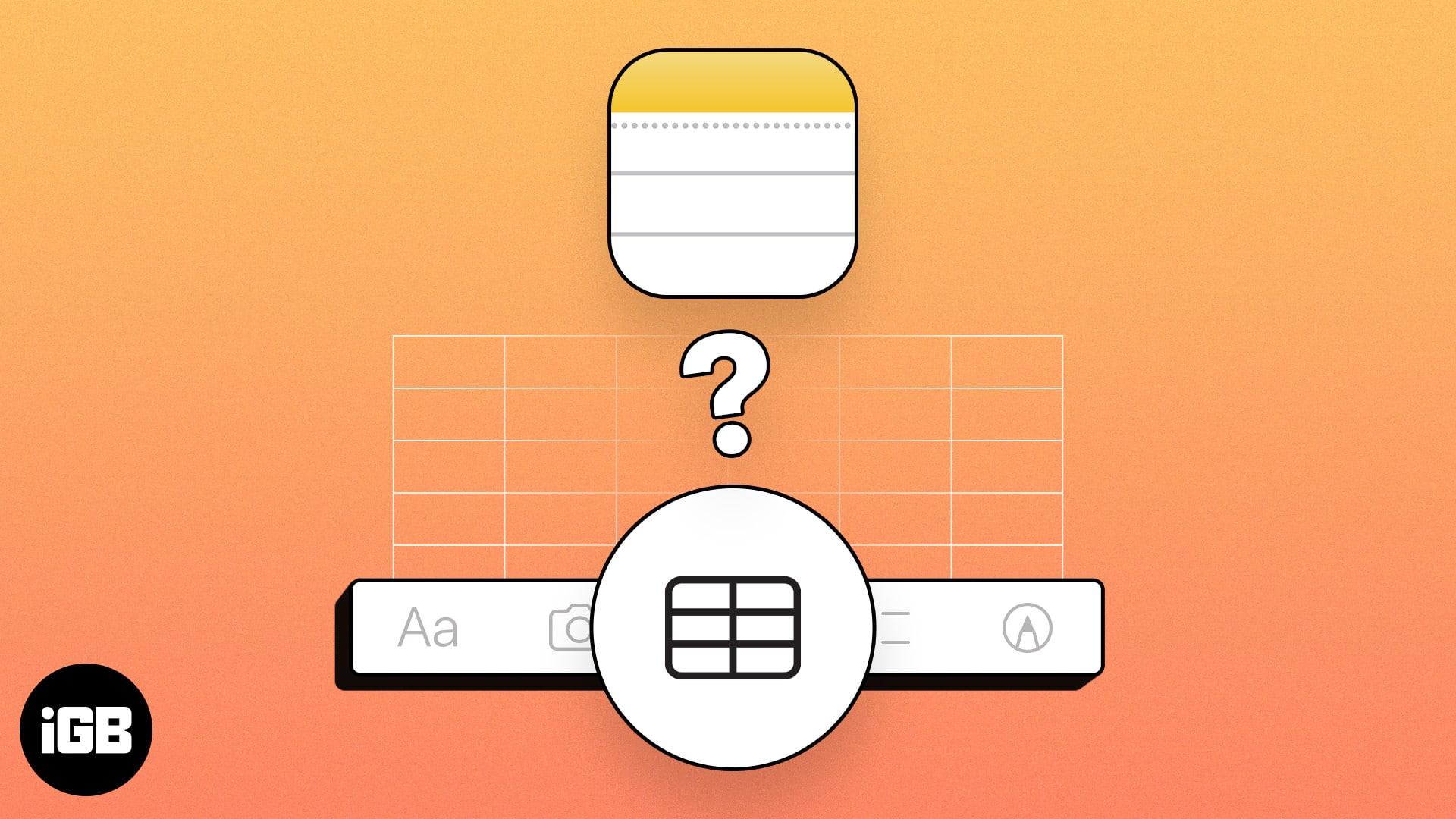 How to use tables in Notes app on iPhone iPad and Mac iGeeksBlog How to use tables in notes app on iphone ipad and mac