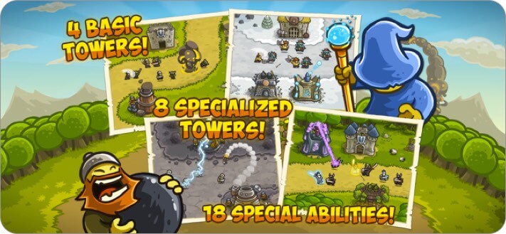 Kingdom rush iphone and ipad tower defense game screenshot kingdom rush iphone and ipad tower defense game screenshot