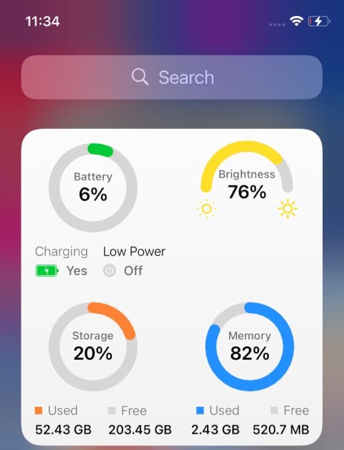 Battery Widget  Color Widgets for iOS 14