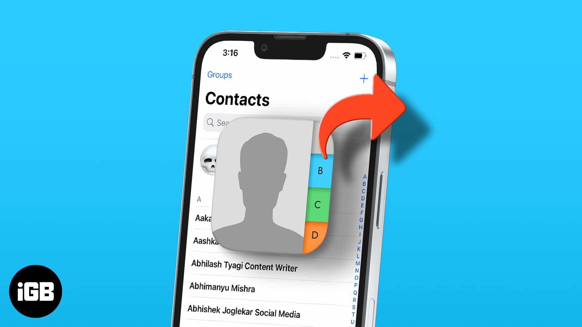 How to share contacts on iPhone 4 Easy ways iGeeksBlog How to share contacts on iphone