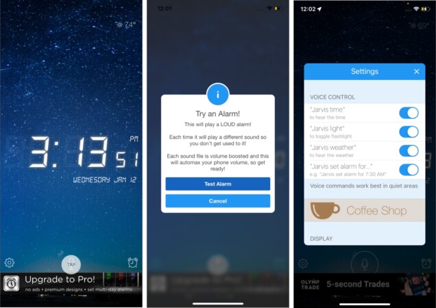 Loud Alarm Clock iOS app for super heavy sleepers