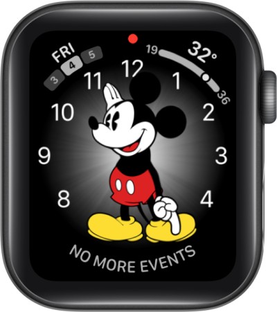 Mickey and Minnie Mouse Apple Watch face