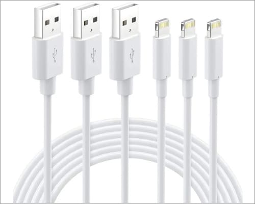 Nikolable USB A to Lightning cable