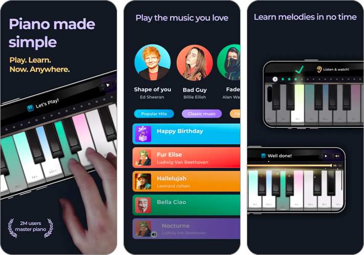 Piano   Play Keyboards  Music   Best app for learning Piano