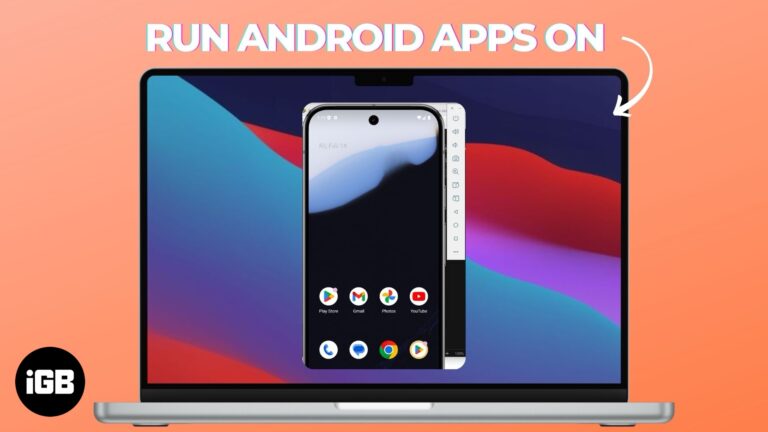 Run android apps on Mac.
