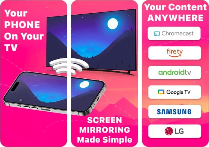 Screen mirroringcastmirror app for iphone and ipad