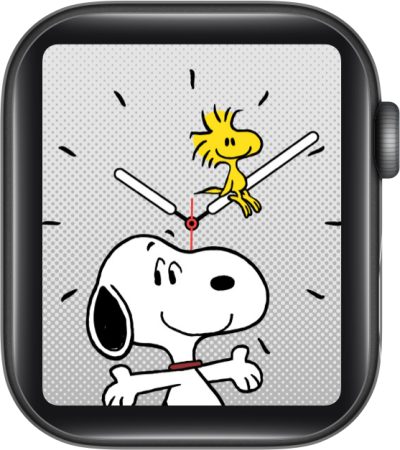 Snoopy and Woodstock Apple Watch face