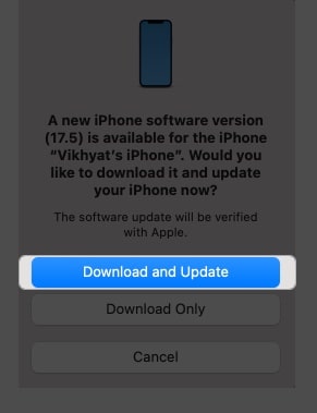 Click on Download and Install button