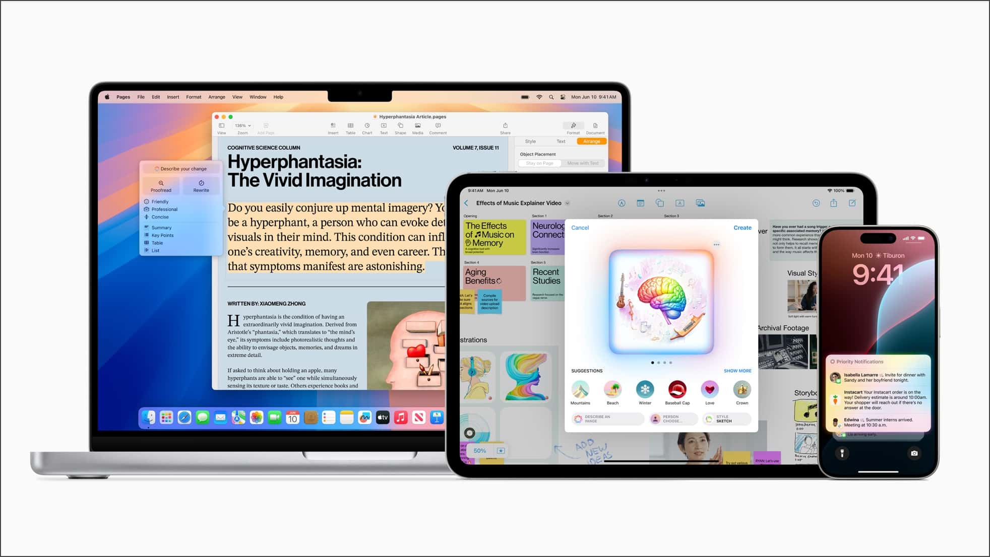 Apple Intelligence features in macOS 15 Sequoia